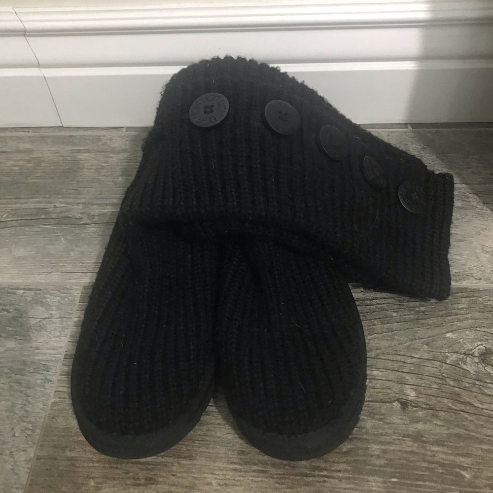 Black UGG Cardy Boot - Picture 2 of 10